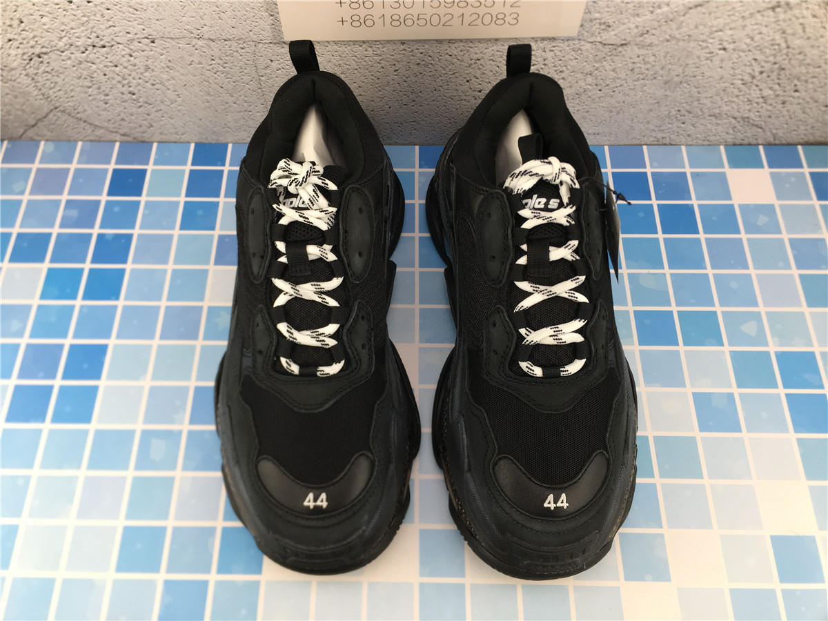 G5 Batch Balenciaga Triple S Black Clear Sole